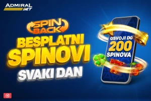 Do 200 besplatnih spinova svakog dana!